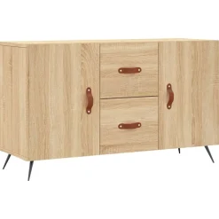 vidaXL Armarios Y Almacenamiento-Aparador de madera de ingeniería 100x36x60 cm