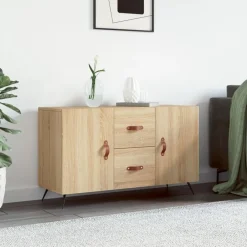 vidaXL Armarios Y Almacenamiento-Aparador de madera de ingeniería 100x36x60 cm