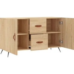 vidaXL Armarios Y Almacenamiento-Aparador de madera de ingeniería 100x36x60 cm