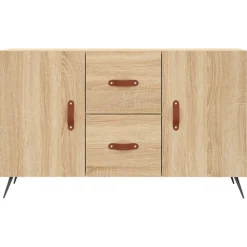 vidaXL Armarios Y Almacenamiento-Aparador de madera de ingeniería 100x36x60 cm