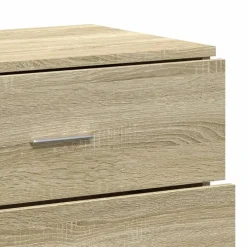 vidaXL Armarios Y Almacenamiento-Aparador de madera de ingeniería 60x39x80 cm