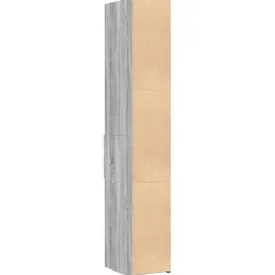 vidaXL Aparador de madera de ingeniería 30x42,5x185 cm Gris sonoma Hot