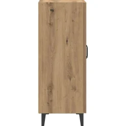 vidaXL Aparador de madera de ingeniería 70x34x90 cm Roble artisan Clearance