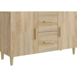 vidaXL Armarios Y Almacenamiento-Aparador de madera de ingeniería 100x36x60 cm