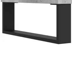 vidaXL Armarios Y Almacenamiento-Aparador de madera de ingeniería gris hormigón 69,5x34x90 cm