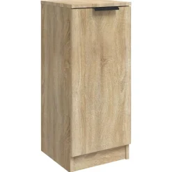 vidaXL Aparador de madera contrachapada 30x30x70 cm Roble Sonoma Discount