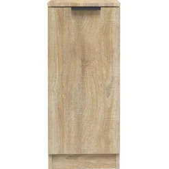 vidaXL Aparador de madera contrachapada 30x30x70 cm Roble Sonoma Discount