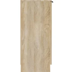 vidaXL Aparador de madera contrachapada 30x30x70 cm Roble Sonoma Discount
