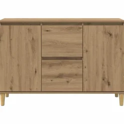 vidaXL Armarios Y Almacenamiento-Aparador de madera de ingeniería 102x35x70 cm