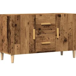 vidaXL Aparador de madera de ingeniería envejecida 100x36x60 cm Madera antigua Sale