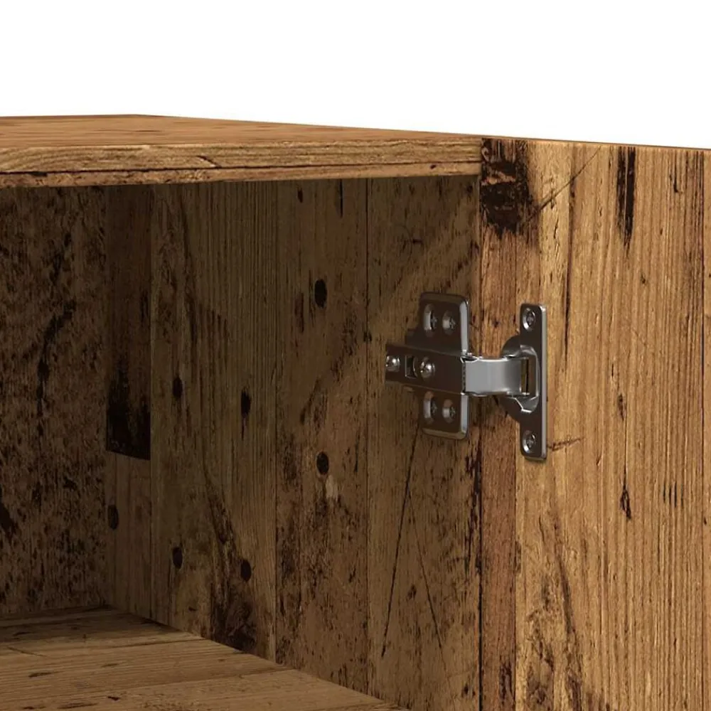 vidaXL Aparador de madera de ingeniería envejecida 100x36x60 cm Madera antigua Sale