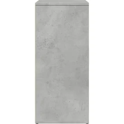 vidaXL Aparador de madera de ingeniería gris hormigón 60x31x70 cm Gris hormig&oacute;n New