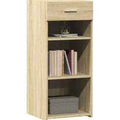 vidaXL Aparador de madera de ingeniería 40x42,5x93 cm Roble Sonoma Sale