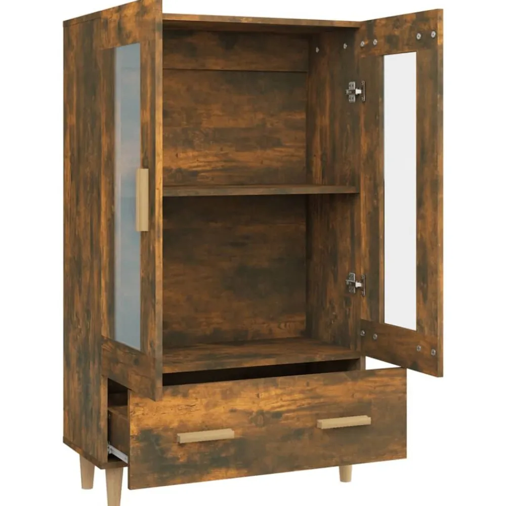 vidaXL Armarios Y Almacenamiento-Aparador de madera contrachapada 70x31x115 cm