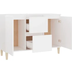 vidaXL Armarios Y Almacenamiento-Aparador de madera de ingeniería 101x35x70 cm