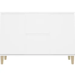 vidaXL Armarios Y Almacenamiento-Aparador de madera de ingeniería 101x35x70 cm