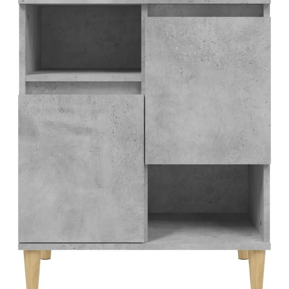 vidaXL Aparador de madera contrachapada gris hormigón 60x35x70 cm Gris hormigón Sale