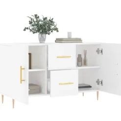 vidaXL Armarios Y Almacenamiento-Aparador de madera de ingeniería 100x36x60 cm