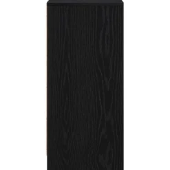 vidaXL Aparador de madera de 29,5x34x76 cm Roble negro Outlet