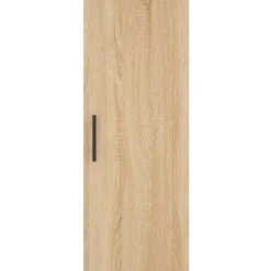 vidaXL Aparador de madera contrachapada 34,5x34x180 cm Roble Sonoma New