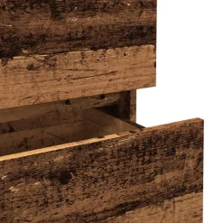 vidaXL Armarios Y Almacenamiento-Aparador de madera de ingeniería envejecida 70x41x75 cm