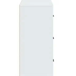vidaXL Aparador de madera contrachapada 80x33x70 cm Blanco Best