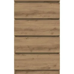 vidaXL Armarios Y Almacenamiento-Aparador de madera de ingeniería roble artisan 60x35x98,5 cm