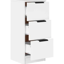 vidaXL Armarios Y Almacenamiento-Aparador de madera contrachapada 30x30x70 cm