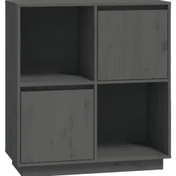 vidaXL Armarios Y Almacenamiento-Aparador de madera maciza de pino 74x35x80 cm