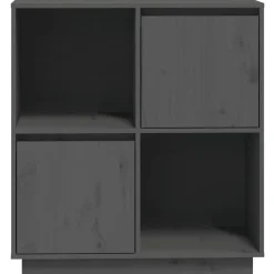 vidaXL Armarios Y Almacenamiento-Aparador de madera maciza de pino 74x35x80 cm