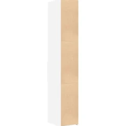 vidaXL Aparador de madera de ingeniería 30x42,5x185 cm Blanco Sale