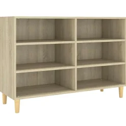 vidaXL Armarios Y Almacenamiento-Aparador de madera contrachapada 103,5x35x70 cm