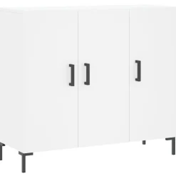 vidaXL Armarios Y Almacenamiento-Aparador de madera de ingeniería 90x34x80 cm