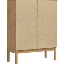 vidaXL Armarios Y Almacenamiento-Aparador FLORO Marrón cera 70 x 30 x 70,5 cm