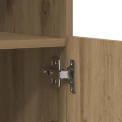 vidaXL Aparador LED Roble artesanal 60,5 x 37 x 100 cm Roble artisan Sale