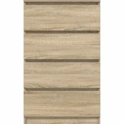 vidaXL Aparador madera contrachapada color 60x35x98,5 cm Roble Sonoma