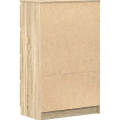 vidaXL Aparador madera contrachapada color 60x35x98,5 cm Roble Sonoma