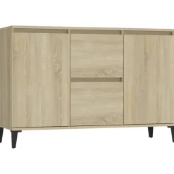 vidaXL Armarios Y Almacenamiento-Aparador madera contrachapada color 102x35x70 cm