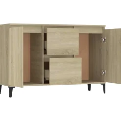 vidaXL Armarios Y Almacenamiento-Aparador madera contrachapada color 102x35x70 cm