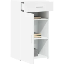 vidaXL Aparador madera de ingeniería 50x42,5x93 cm Blanco Sale
