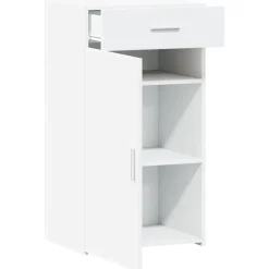vidaXL Aparador madera de ingeniería 50x42,5x93 cm Blanco Sale