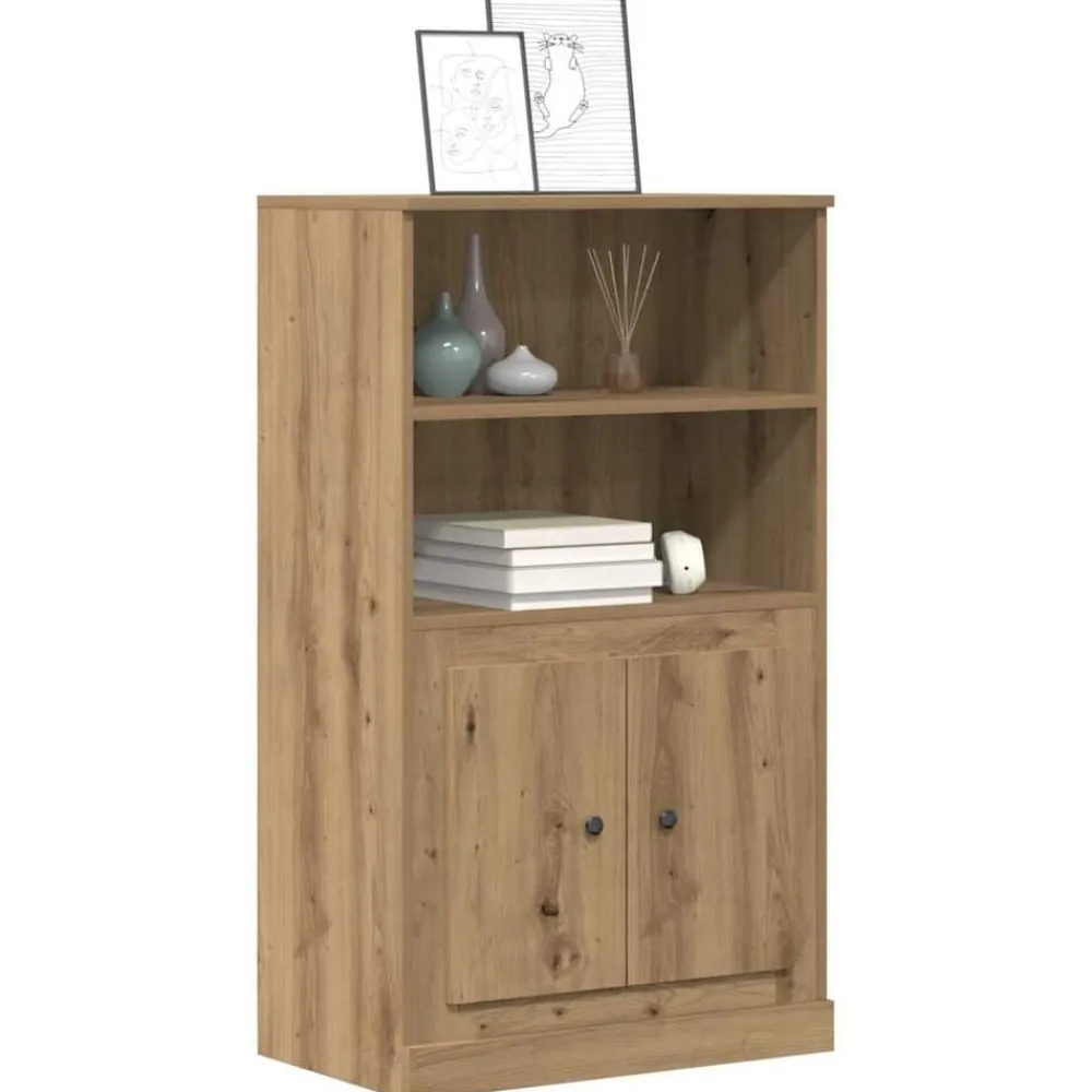 vidaXL Armarios Y Almacenamiento-Aparador madera de ingeniería artisian 60x35,5x103,5 cm
