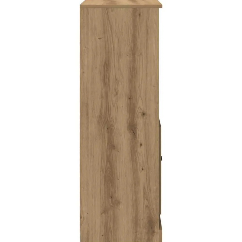 vidaXL Armarios Y Almacenamiento-Aparador madera de ingeniería artisian 60x35,5x103,5 cm