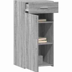 vidaXL Aparador madera de ingeniería 45x42,5x93 cm Gris sonoma