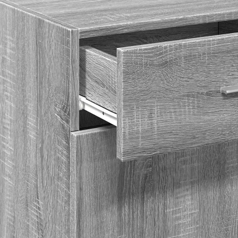 vidaXL Aparador madera de ingeniería 45x42,5x93 cm Gris sonoma