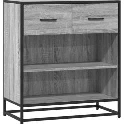 vidaXL Aparador madera ingeniería 68x35x76 cm Gris sonoma Sale