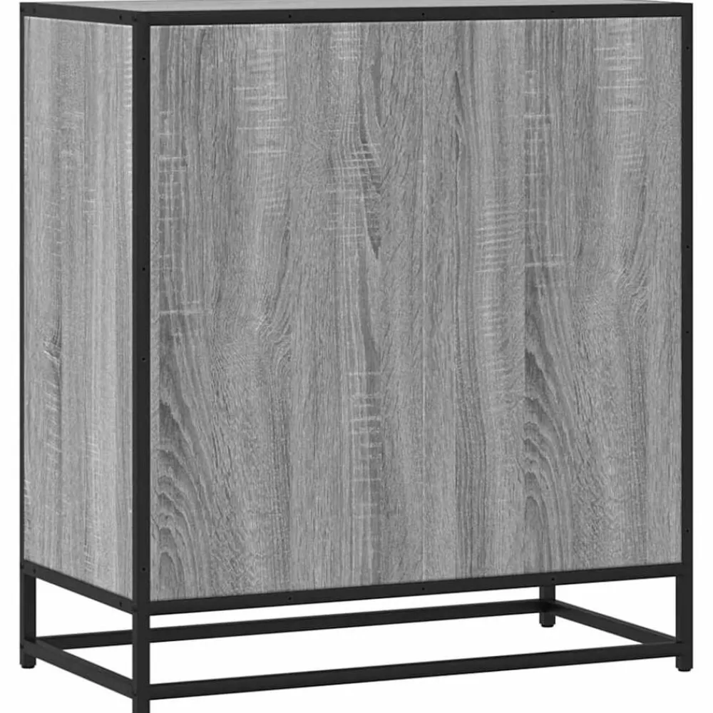 vidaXL Aparador madera ingeniería 68x35x76 cm Gris sonoma Sale