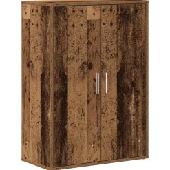 vidaXL Aparador Madera vieja 60 x 31 x 84 cm Madera de ingeniería Madera envejecida Best