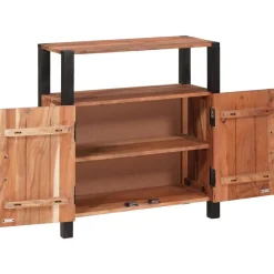 vidaXL Armarios Y Almacenamiento-Aparador Marrón 70 x 30 x 75 cm Madera de Acacia Sólida