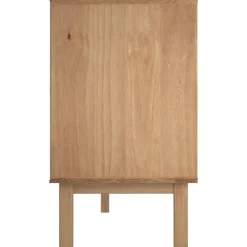vidaXL Armarios Y Almacenamiento-Aparador OTTA madera maciza pino 113,5x43x73 cm